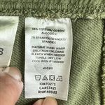 Loft  Sage Green Wide Leg Crop Frayed hems denim, size 12 Photo 9