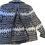 Tory Burch Embroidered Tweed Jacket Size 6 Black & White 100% Cotton EUC Photo 8