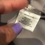 Pink Rose  Large Short Sleeve Gray Blouse Photo 5