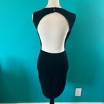 Lulus NWOT  Hey Honey Black Backless Bodycon Dress Mini Open Back LBD Party Sze M Photo 4
