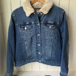 Shyanne  Faux Fur Denim Jacket Photo 0