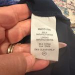 MM Couture BY MISS ME BLUE WHITE PURPLE ABSTRACT ONE SHOULDER SATIN MINI DRESS S Photo 5