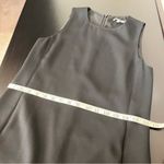 Vince  leather trim strapping black sheath dress with pockets, size 4, NWOT Photo 10