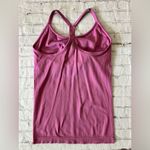 CRZ Yoga Pink Ribbed Seamless Racerback Workout Tank Top Large Pink Photo 5