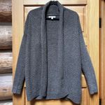 Banana Republic  Women's Small Gray Wool Blend Open Cardigan Sweater Chunky Knit Photo 0