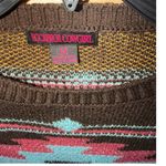 Rock & Roll Cowgirl Women's  Medium Aztec Western Sweater Knit Photo 3