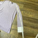 J.Crew Relaxed V-Neck Wool Blend Sweater Shirt Cuffs Lilac Purple Womens Small Photo 7