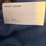 American Eagle  seriosuly lived in Baggy Joggers Sweatpants L Super High Rise NWT Photo 9