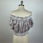 J.Crew  Smocked cotton top in Liberty® Faraway Plum floral Photo 4