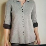 Soft Surroundings  SYDNEY THERMAL SWEATER WITH MISMATCHED NOVELTY BUTTON FRONT S Photo 14