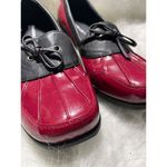 Wanderlust Womens Red & Black Loafers With Bow Detail 11 Photo 2