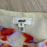 Aerie  Chiffon Ruffle Wrap Mini Micro Skirt | Vibrant Floral | XL Photo 5