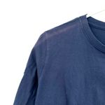 Ivory Ella  Sz Small Shirt Blue Long Sleeve Pocket Tee Halloween Elephant Pumpkin Photo 2