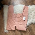 MOTHER High Waisted Looker Velvet Jeans In Petal Pink Size 23 Photo 0