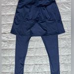 Renwick Navy Performance Pleated Skirted Leggings Golf Tennis Preppy Photo 0