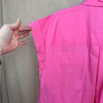 Nautica  Jeans Pink Short Cuffed Sleeve Button-Up Shirt Size M Newport Beach Photo 3