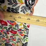 Cynthia Rowley  Floral Top Womens Plus 1X Ruffle Sleeve Whimsical Romantic Boho Photo 7