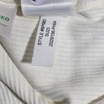 J.Crew J.‎ Crew Vintage rib ruffle-sleeve shirt Ivory S NWT Photo 4