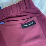 FIGS  Disney Maroon‎ Scrub Bottoms Extra Small XS Mickey Mouse Burgundy Joggers Photo 7