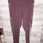 PINK - Victoria's Secret Victoria’s Secret pink cozy fuzzy leggings pink in color velvet sides size small Photo 1