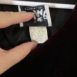 Jump Vintage Dark Red Velvet Short Sleeves Party Dress  5/6 Fit XS /S Y2K Gyaru Photo 3