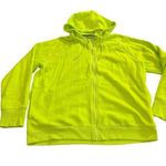 All in Motion Full Zip Hoodie Sweatshirt Lime Green Size XL Photo 2