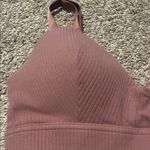 Kindred Bravely Ribbed Cotton Maternity & Nursing Bra Twilight Mauve Large Pink Size undefined Photo 4