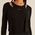 Abercrombie & Fitch Abercrombie mini sweater dress and scuba cardigan set Photo 1