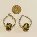 Viva Beads Boho Elegant Clay Beaded Hoop Earrings Earthy Design Gold Photo 8