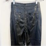 BLANK NYC  Black Faux Leather Straight Leg Pants in Need You Tonight Size 27 Photo 5