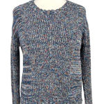 Rails Speckled Blue Elsa Sweater Multicolor Knit Long Sleeve Crewneck Size Small Photo 0