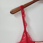 Victoria's Secret VTG Victoria Secret Lingerie Womens M Red Lace Slip Dress Nightgown Gold Label Photo 6