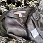 Frances Valentine Black Velvet Gold & Silver Filigree Embroidered Pants, Size 6 Photo 6