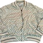 Anthropologie TINY EDITIONS for  MEDIUM ✨ Floral Patterned Bomber Jacket Photo 0