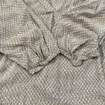 Kenar Gray purple Geometric Print V-Neck Puff 3/4 Sleeve Blouse Size XL Photo 2