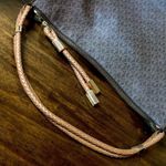 Michael Kors  Brown Logo Top Zipper Close Shoulder Bag w Braided Shoulder Strap Photo 8