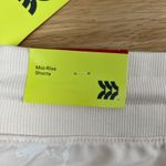 All In Motion  Women's Ivory French Terry Mid-Rise Shorts - Size XS - NWT Photo 1