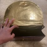 Valerie Stevens Vintage Faux Leather Crossbody Bag Textured 1970’s Multi-color Photo 3