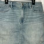 Abercrombie & Fitch  Light Blue Mini Jeans Skirt(Size 28) Photo 3