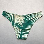 Green Leaf Tropical‎ Swim Beach Cheeky Flirty Boho Bikini Bottom L Large Photo 1