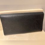 Salvatore Ferragamo  Black Saffiano Leather Continental Gancini Long Wallet Photo 2