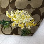 Coach New  Limited Edition Gold Floral Handbag Photo 2