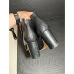 Loeffler Randall  Black Smooth Leather‎ Block Heel Ankle Boots Size 8.5 Photo 5