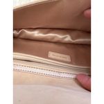 Ann Taylor Women's Y2K  Chain Link Suede Shoulder Top Handle Bag in Blush Photo 3