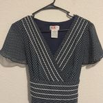 R & K Vintage  size 8 polka dot flutter sleeve dress Photo 1