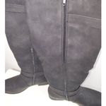 Ruiee Women's Knee High Boots Black Round Toe S Buckle Accent Size 8 Photo 2