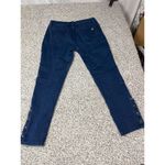 Massini Women's M Blue Cropped Elastic Waist Pants Casual Photo 6