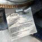 Acne Studios  Skin Skinny 5 Dark VTG blue denim Jeans Size 24 Photo 7