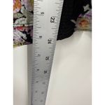 Rebecca Taylor Boquet Black Floral Silk Smocked Neck Long Sleeve Blouse Size S Photo 8