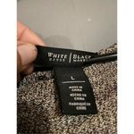 White House | Black Market Metallic Off Shoulder Cowl Neck Sweater Size L Photo 2